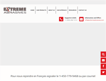 Tablet Screenshot of extremeabrasives.com
